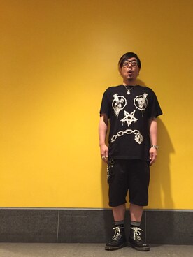 「long clothing（ロングクロージング）のアイテム」を使った、kAzuKiさん（メンズ・169cm）の春コーディネート