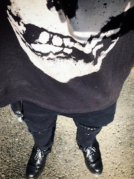 「MISFITS（ミスフィッツ）のアイテム」を使った、kAzuKiさん（メンズ・169cm）の秋コーディネート