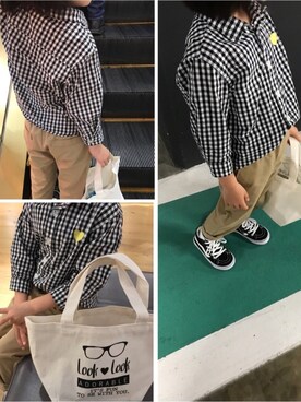 「FORK&SPOON」｜菊一さん（キッズ・110cm）の春コーディネート