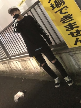 「アイテム（イエロー系）」を使った、みやさん（メンズ・168cm・10代）の夏コーディネート