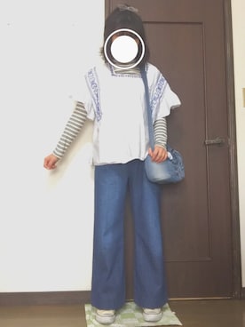 「アイテム（ヘアゴム）」を使った、nanaさん（レディース・158cm・10代）の春コーディネート