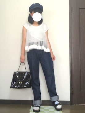 nanaさん（レディース・158cm）の夏コーディネート