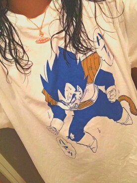 たらちゃんさんの「ジャンプ50thグラフィックＴ（ドラゴンボール・半袖）（ユニクロ）」を使ったコーディネート