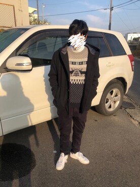 「HVC（エイチブイシー）のアイテム（その他アウター）」を使った、リョーマさん（メンズ・158cm）の冬コーディネート