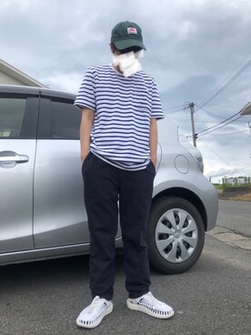 「ボーター」｜リョーマさん（メンズ・158cm）の夏コーディネート