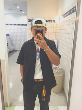 「STUSSY（ステューシー）のアイテム（財布/小物）」を使った、S.Ｋさん（メンズ・170cm）の秋コーディネート