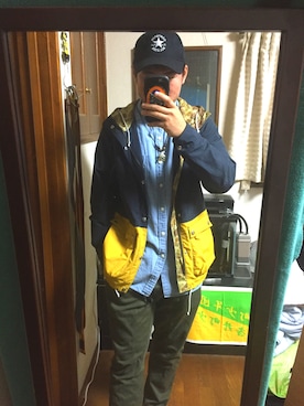 「BEAMS（ビームス）のアイテム（ナイロンジャケット）」を使った、S.Ｋさん（メンズ・170cm）の秋コーディネート