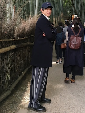 はやさん（メンズ・170cm）の春コーディネート