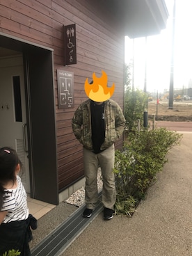 「WILD THINGS（ワイルドシングス）のアイテム（MA-1）」を使った、放免さん（メンズ・173cm）の春コーディネート