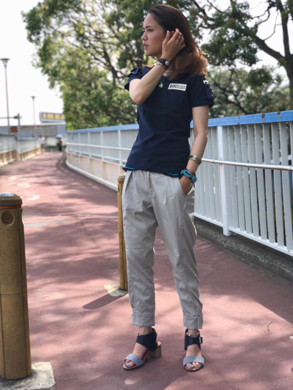 Rei｜AVIREXのTシャツ/カットソーを使ったコーディネート - WEAR