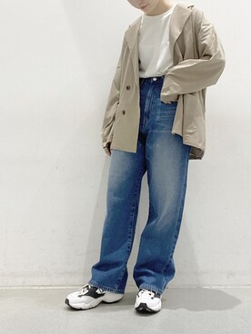 「koe（コエ）のアイテム（ジャケット/アウター）」を使った、かきさん（レディース・157cm）の夏コーディネート