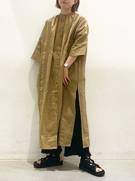 「koe（コエ）のアイテム（その他パンツ）」を使った、かきさん（レディース・157cm）の秋コーディネート