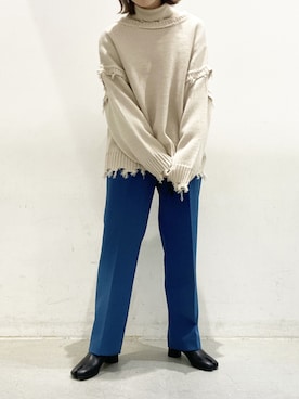 「koe（コエ）のアイテム」を使った、かきさん（レディース・157cm）の冬コーディネート