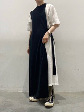「koe（コエ）のアイテム（その他パンツ）」を使った、かきさん（レディース・157cm）の春コーディネート