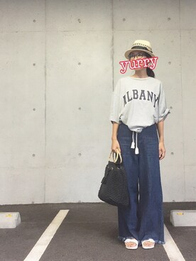 yurryさん（レディース・159cm）の夏コーディネート