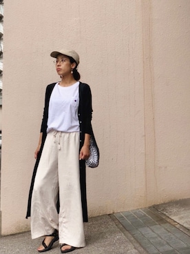 「coca（coca）（コカ）のアイテム（アクセサリー）」を使った、yurryさん（レディース・159cm）の春コーディネート