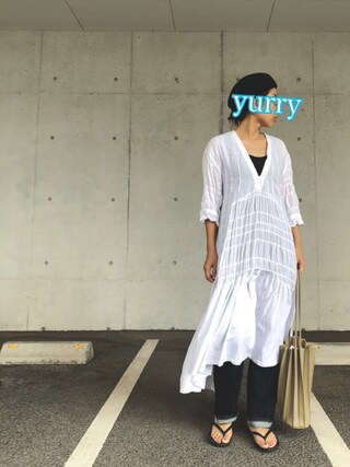yurry使用「Zoff（クラシカル ユニセックス ボストン メタル まる メガネ）」的時尚穿搭