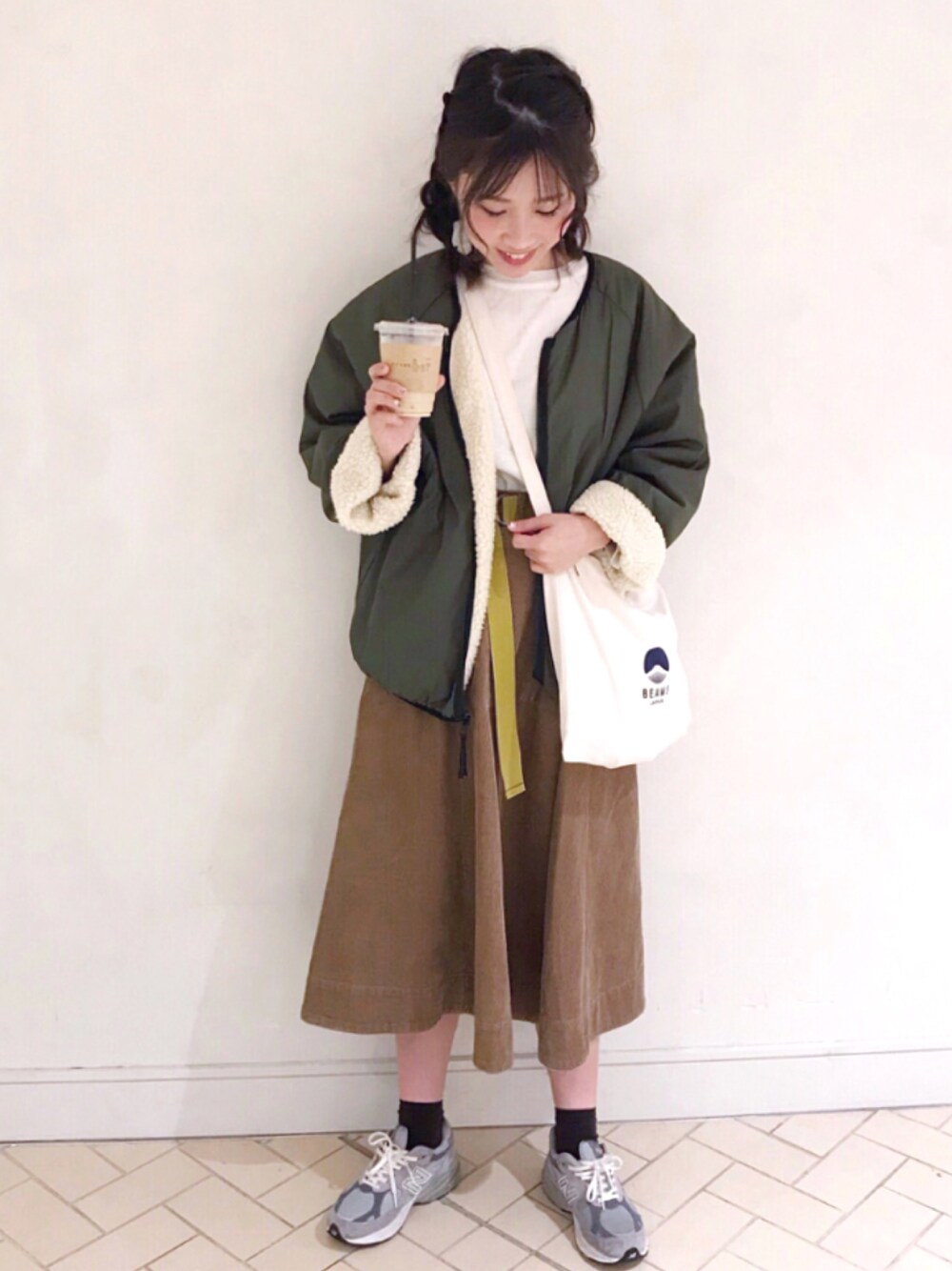 「ootd」｜「Kastaneのアイテム（その他アウター、グリーン系）」を使った、weiweibeさん（レディース・165cm）の夏コーディネートの1枚目の写真