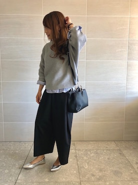 「Daniel Wellington（ダニエルウェリントン）の【Daniel Wellington】レザーバンド３６ＭＭ（アナログ腕時計）」を使った、miiさん（レディース・162cm）の春コーディネート