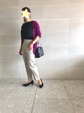 「Daniel Wellington（ダニエルウェリントン）の【Daniel Wellington】レザーバンド３６ＭＭ（アナログ腕時計）」を使った、miiさん（レディース・162cm）の春コーディネート