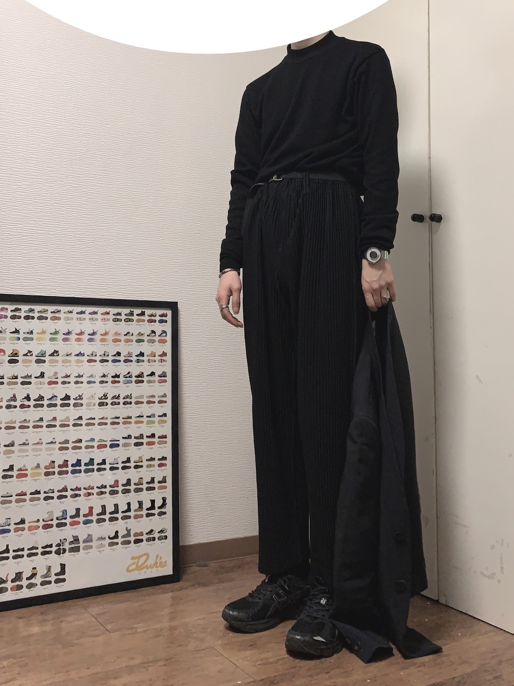 こうもりさん｜HOMME PLISSE ISSEY MIYAKEのパンツを使った