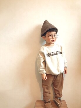 m.yさん（キッズ・90cm）の冬コーディネート