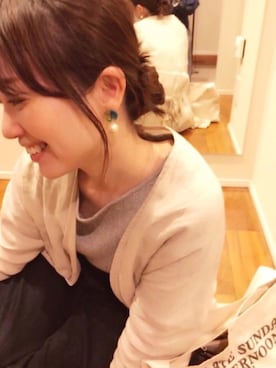 「machatt（マチャット）のアイテム（ジャケット/アウター）」を使った、m.yさん（レディース・150cm）の春コーディネート