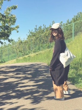 「STANLEY（スタンレー）のアイテム」を使った、m.yさん（レディース・150cm）の夏コーディネート