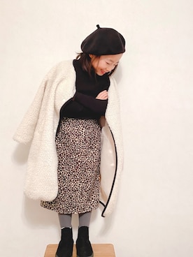 「handmade」｜「アイテム（ハンチング/ベレー帽）」を使った、m.yさん（キッズ・120cm）の冬コーディネート