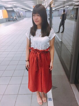 ナナさん（レディース・157cm）の夏コーディネート