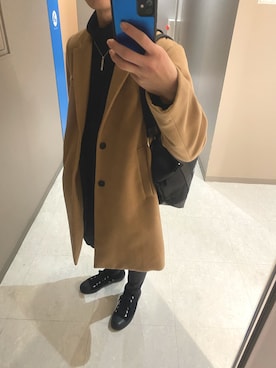 「GU（ジーユー）の（GU）スキニーフィットジーンズ（MEN ⁄ ジーンズ）」を使った、otknaricheeperさん（メンズ・165cm）の春コーディネート