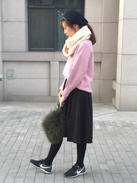 wei☆chanさん（レディース・166cm）の冬コーディネート
