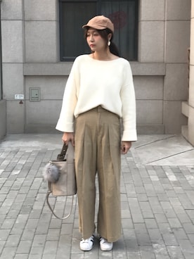 wei☆chanさん（レディース・166cm）の冬コーディネート