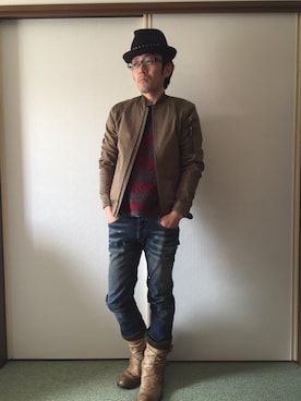 「MICHEL KLEIN（ミッシェル・クラン）のアイテム（ジャケット/アウター）」を使った、golden.Kさん（メンズ・166cm）の冬コーディネート