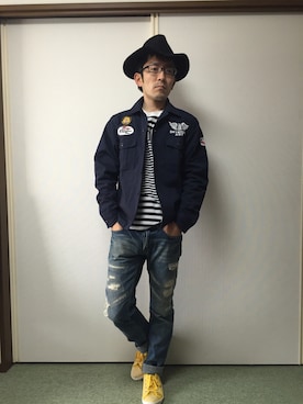 golden.Kさん（メンズ・166cm）の春コーディネート