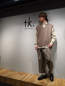 tk.TAKEO KIKUCHI 京都藤井大丸店さんのコーディネート