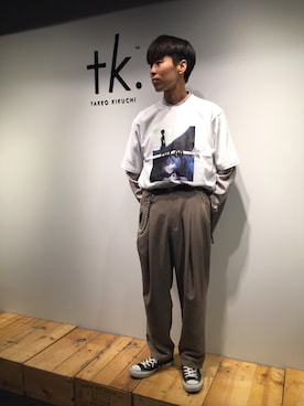 tk.TAKEO KIKUCHI 京都藤井大丸店さんのコーディネート