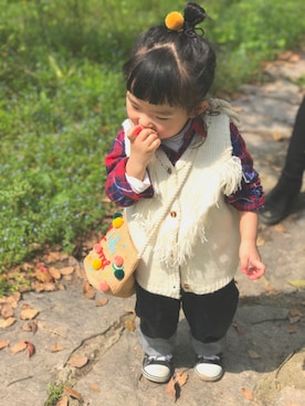 リトル・ラブ小爱さん（キッズ・90cm）の春コーディネート