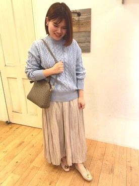 Iwakamiさん（レディース・160cm）の冬コーディネート