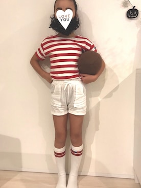 M♡Aさん（キッズ・138cm）の秋コーディネート