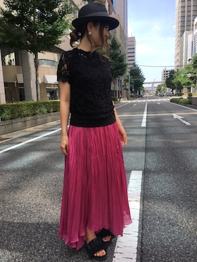 「三宮」｜REFLECTIONさん（レディース・163cm）の夏コーディネート