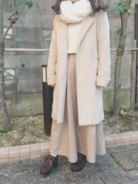 もく ❤︎さん（レディース・154cm）の冬コーディネート