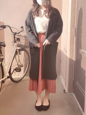 もく ❤︎さん（レディース・155cm）の春コーディネート