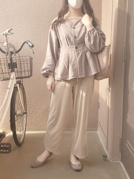 もく ❤︎さん（レディース・155cm）の春コーディネート