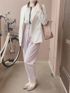 もく ❤︎さん（レディース・155cm）の春コーディネート