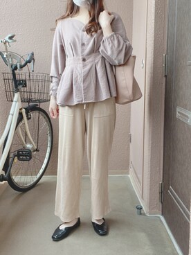 もく ❤︎さん（レディース・155cm）の春コーディネート