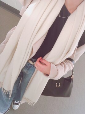 結子さん（レディース・160cm）の冬コーディネート