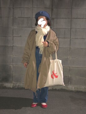 「Lattice（Lattice）のアイテム（シューズ）」を使った、harukaさん（レディース・150cm）の冬コーディネート