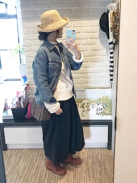 mikaさん（レディース・169cm）の春コーディネート