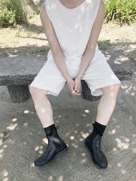 「COS（コス）のアイテム（シューズ）」を使った、daiさん（メンズ・180cm）の春コーディネート
